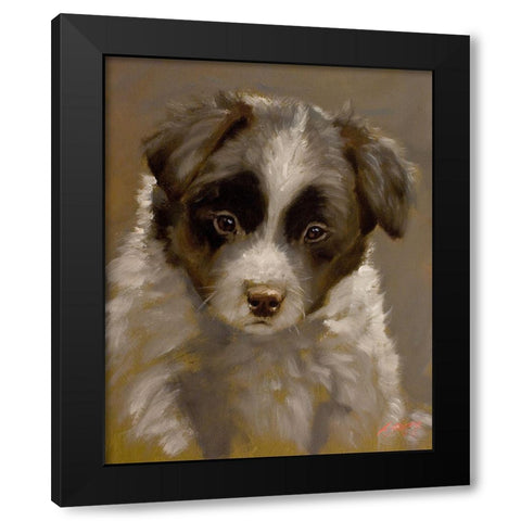 45 Black Modern Wood Framed Art Print with Double Matting by Silver, John