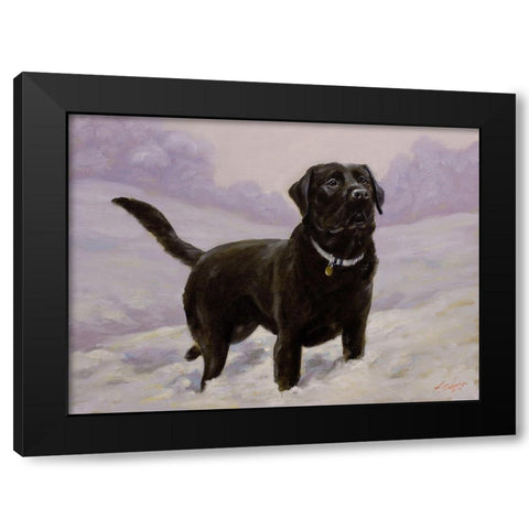 50 Black Modern Wood Framed Art Print with Double Matting by Silver, John
