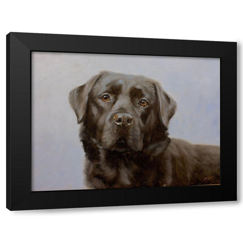 51 Black Modern Wood Framed Art Print by Silver, John