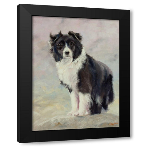 54 Black Modern Wood Framed Art Print by Silver, John