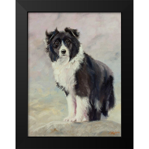 54 Black Modern Wood Framed Art Print by Silver, John