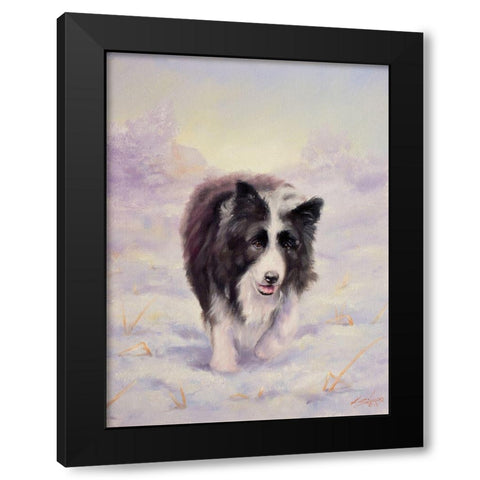 56 Black Modern Wood Framed Art Print by Silver, John