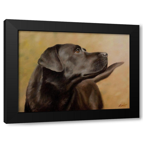 59 Black Modern Wood Framed Art Print by Silver, John