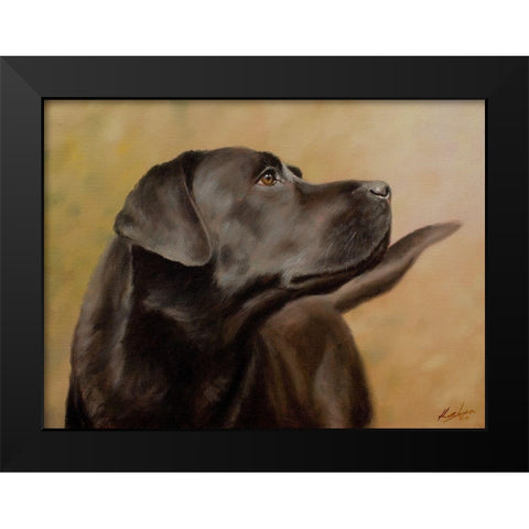 59 Black Modern Wood Framed Art Print by Silver, John