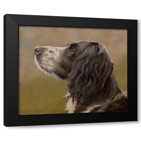 D061 Black Modern Wood Framed Art Print by Silver, John