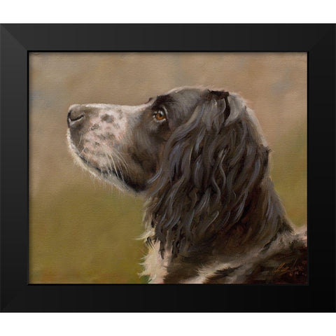 D061 Black Modern Wood Framed Art Print by Silver, John