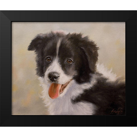 D067 Black Modern Wood Framed Art Print by Silver, John