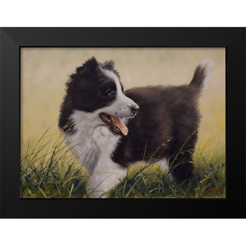 80 Black Modern Wood Framed Art Print by Silver, John