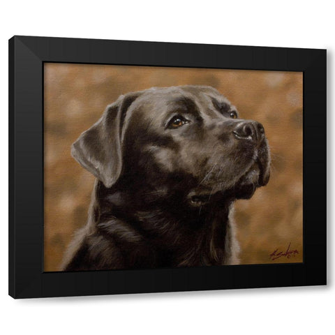 85 Black Modern Wood Framed Art Print with Double Matting by Silver, John