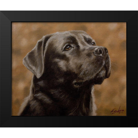 85 Black Modern Wood Framed Art Print by Silver, John
