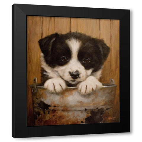 94 Black Modern Wood Framed Art Print by Silver, John