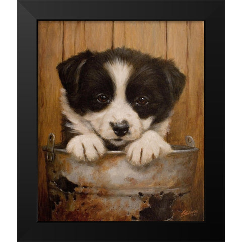 94 Black Modern Wood Framed Art Print by Silver, John