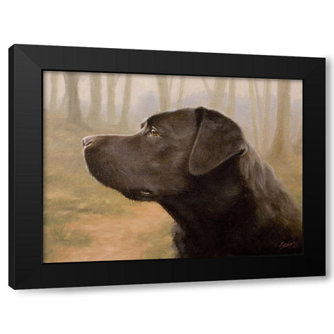 106 Black Modern Wood Framed Art Print with Double Matting by Silver, John