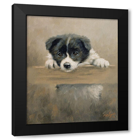 125 Black Modern Wood Framed Art Print with Double Matting by Silver, John