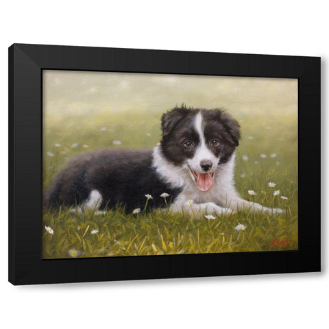 152 Black Modern Wood Framed Art Print with Double Matting by Silver, John
