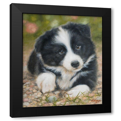 169 Black Modern Wood Framed Art Print by Silver, John