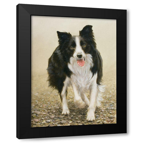 209 Black Modern Wood Framed Art Print by Silver, John