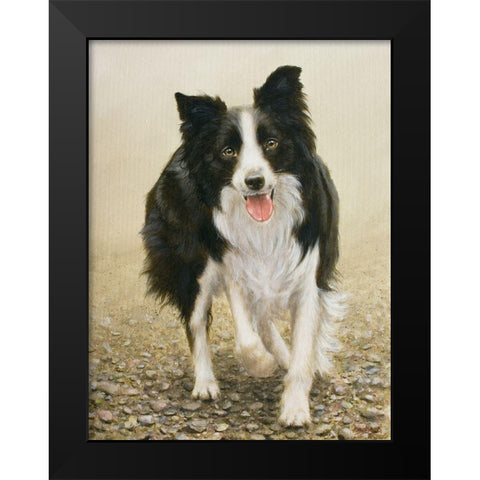 209 Black Modern Wood Framed Art Print by Silver, John