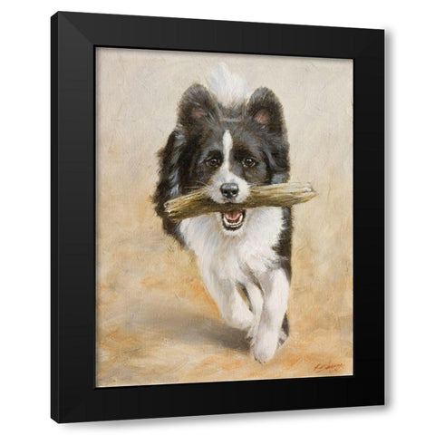 273 Black Modern Wood Framed Art Print by Silver, John