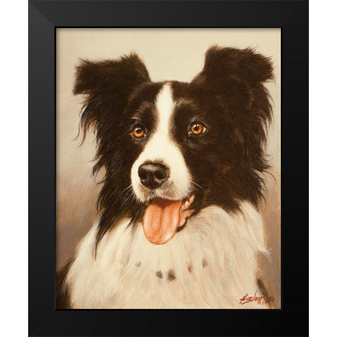 300 Black Modern Wood Framed Art Print by Silver, John