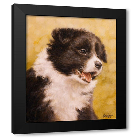 302 Black Modern Wood Framed Art Print by Silver, John