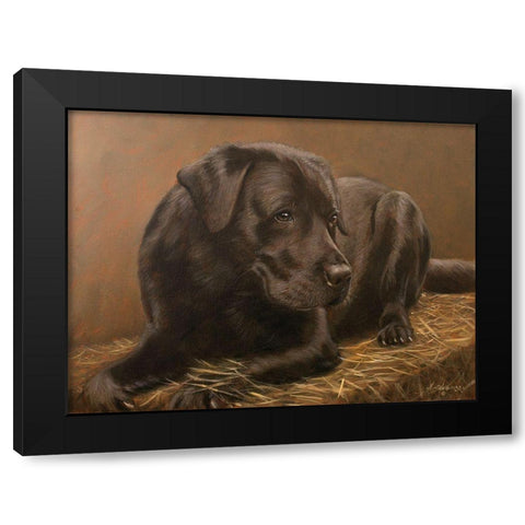 312 Black Modern Wood Framed Art Print by Silver, John