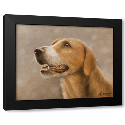 314 Black Modern Wood Framed Art Print by Silver, John