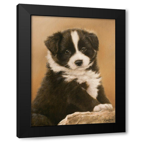 322 Black Modern Wood Framed Art Print with Double Matting by Silver, John