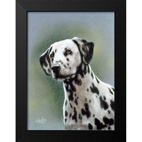 Js124-B Black Modern Wood Framed Art Print by Silver, John