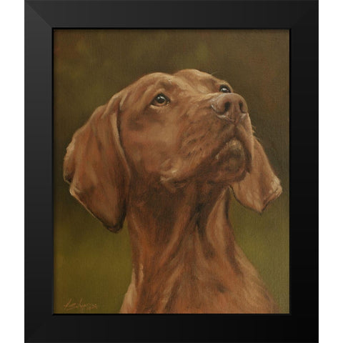 511a Black Modern Wood Framed Art Print by Silver, John