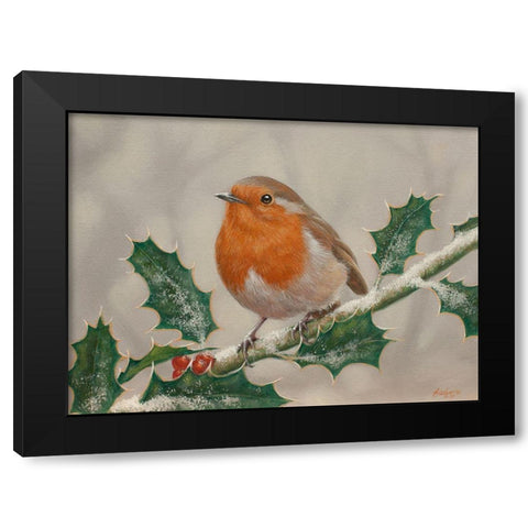 W532(L) Black Modern Wood Framed Art Print by Silver, John