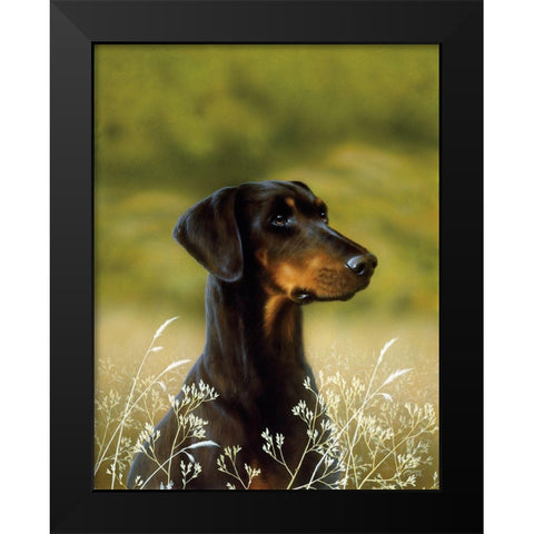 101-A Black Modern Wood Framed Art Print by Silver, John