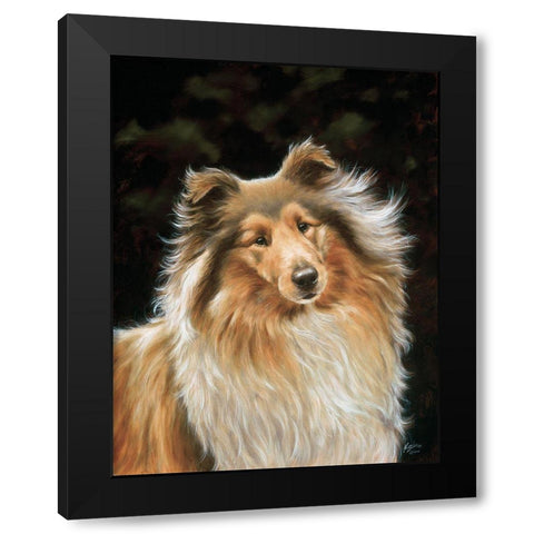 Jsm25-A Black Modern Wood Framed Art Print with Double Matting by Silver, John