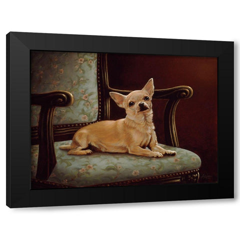 Jsm26-B Black Modern Wood Framed Art Print by Silver, John