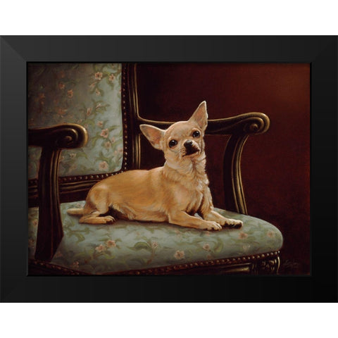 Jsm26-B Black Modern Wood Framed Art Print by Silver, John