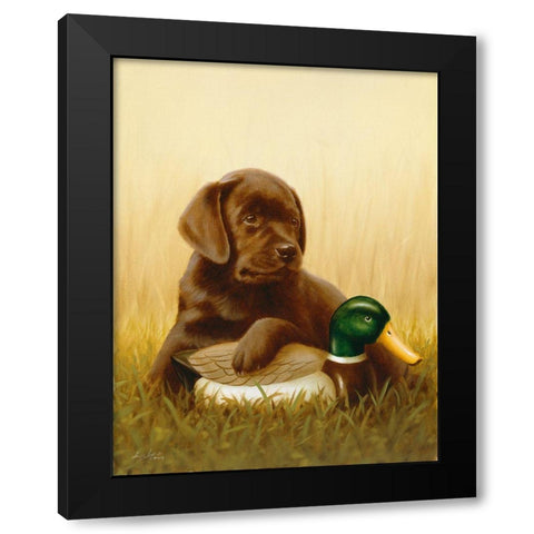 Jsm38-A Black Modern Wood Framed Art Print by Silver, John