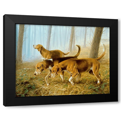 Jsm39-A Black Modern Wood Framed Art Print by Silver, John