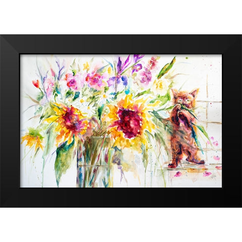Almost a Still Life Black Modern Wood Framed Art Print by Art by Leslie Franklin