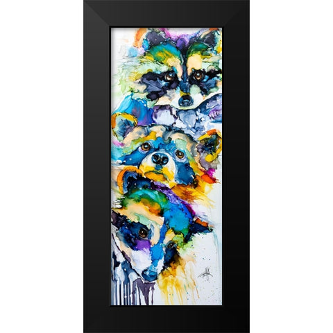 Berth Order Black Modern Wood Framed Art Print by Art by Leslie Franklin
