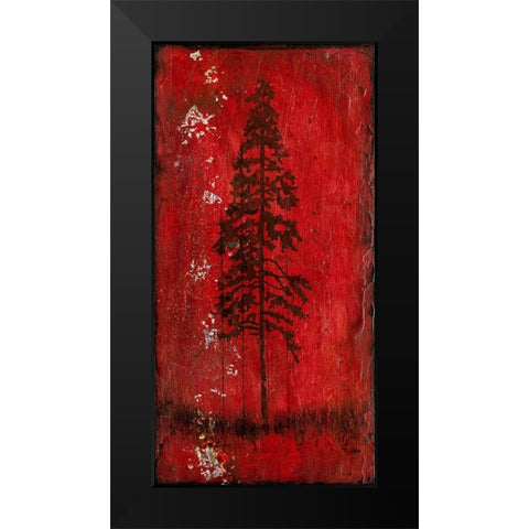 Lodge Pole Pine Black Modern Wood Framed Art Print by LightBoxJournal