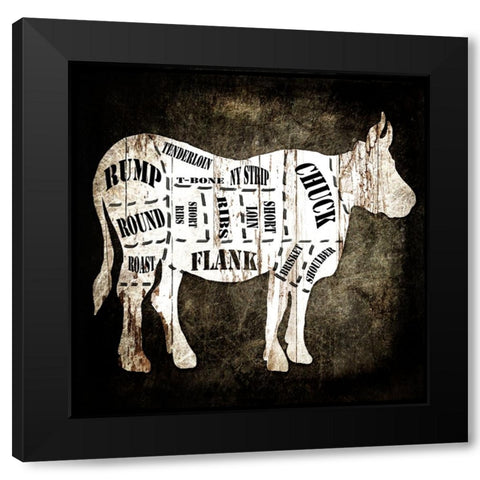Butcher Shop II Black Modern Wood Framed Art Print with Double Matting by LightBoxJournal
