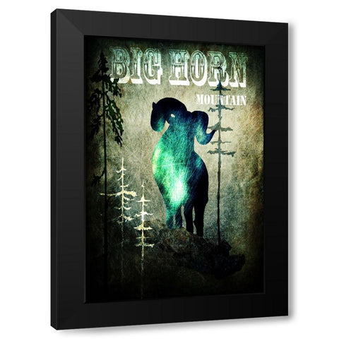 Wind River II Black Modern Wood Framed Art Print by LightBoxJournal