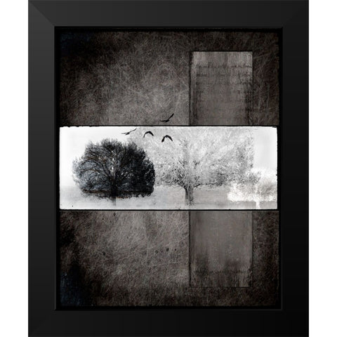 Black Tree 1 Black Modern Wood Framed Art Print by LightBoxJournal