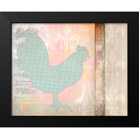 Morning Chicken 2 Black Modern Wood Framed Art Print by LightBoxJournal