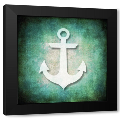 Good Times_Beach Anchor Black Modern Wood Framed Art Print by LightBoxJournal