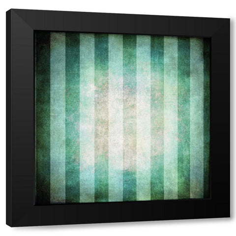 Good Times_Beach Stripes Black Modern Wood Framed Art Print by LightBoxJournal