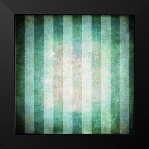 Good Times_Beach Stripes Black Modern Wood Framed Art Print by LightBoxJournal