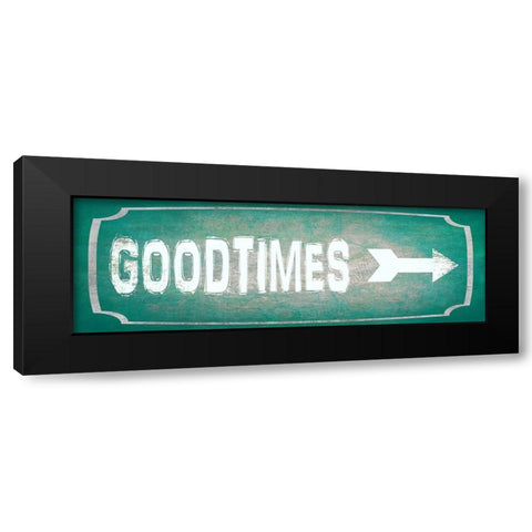 Good Times Black Modern Wood Framed Art Print by LightBoxJournal