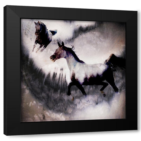Black Mare - Dream 3 Black Modern Wood Framed Art Print with Double Matting by LightBoxJournal