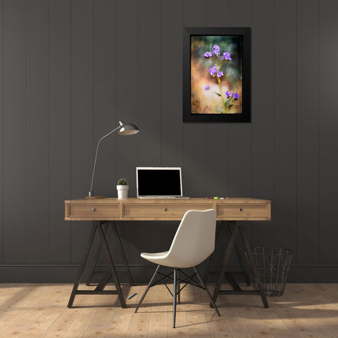 Desert Flower 2 Black Modern Wood Framed Art Print by LightBoxJournal